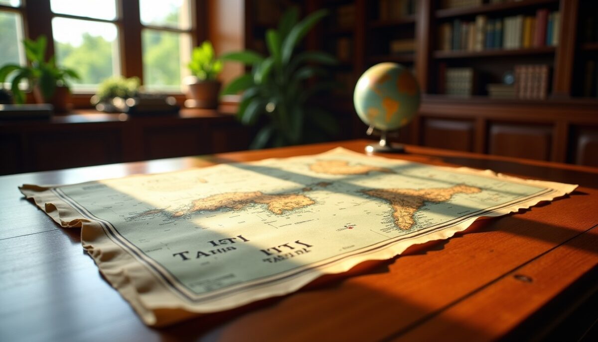 Carte détaillée de Tahiti et du monde : localisation exacte en Polynésie française